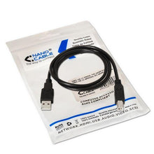 Carica l'immagine nel visualizzatore di Gallery, Cavo USB NANOCABLE AIEACI0014 10.01.0103BK A-B Stampante - New Shop Generation