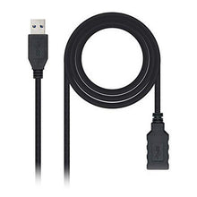 Carica l'immagine nel visualizzatore di Gallery, Cavo USB 3.0 A con USB A NANOCABLE 10.01.0902BK 2 m - New Shop Generation