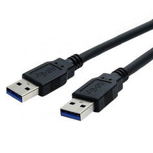 Carica l'immagine nel visualizzatore di Gallery, Cavo USB 3.0 A con USB A NANOCABLE 10.01.1002BK Nero - New Shop Generation