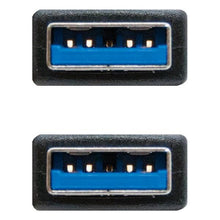 Carica l'immagine nel visualizzatore di Gallery, Cavo USB 3.0 A con USB A NANOCABLE 10.01.1002BK Nero - New Shop Generation