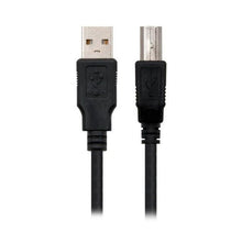 Carica l'immagine nel visualizzatore di Gallery, Cavo USB 2.0 A con USB B NANOCABLE 10.01.0102-BK Nero (1 M) - New Shop Generation