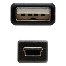 Carica l'immagine nel visualizzatore di Gallery, Cavo USB 2.0 A con Mini USB B NANOCABLE 10.01.0405 (4.5 m) - New Shop Generation