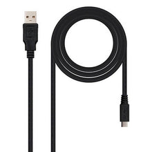 Carica l'immagine nel visualizzatore di Gallery, Cavo USB 2.0 A con Micro USB B NANOCABLE 10.01.0500 Nero - New Shop Generation
