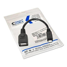 Carica l'immagine nel visualizzatore di Gallery, Cavo USB 2.0 A con Micro USB B NANOCABLE 10.01.3500 15 cm Nero - New Shop Generation
