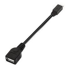 Carica l'immagine nel visualizzatore di Gallery, Cavo USB 2.0 A con Micro USB B NANOCABLE 10.01.3500 15 cm Nero - New Shop Generation