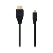 Carica l'immagine nel visualizzatore di Gallery, Cavo HDMI a Micro HDMI NANOCABLE 10.15.3501 Nero (0,8 m) - New Shop Generation