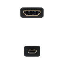 Carica l'immagine nel visualizzatore di Gallery, Cavo HDMI a Micro HDMI NANOCABLE 10.15.3501 Nero (0,8 m) - New Shop Generation