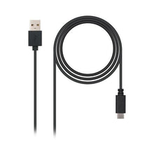 Carica l'immagine nel visualizzatore di Gallery, Cavo USB A con USB C NANOCABLE 10.01.210 Nero