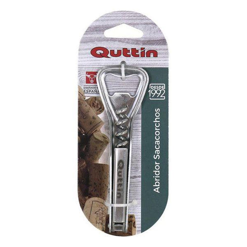 Apriscatole con Cavatappi Quttin (12 x 3,5 x 1,5 cm) - New Shop Generation
