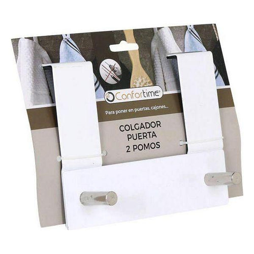 Appendiabiti per Porte Confortime (2 Grucce) (17 X 13,4 x 8,5 cm) - New Shop Generation