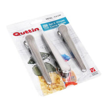 Carica l'immagine nel visualizzatore di Gallery, Molette per Chiudere le Buste Quttin Metallo (3 Uds) - New Shop Generation