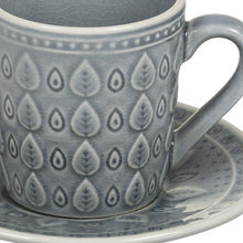 Carica l'immagine nel visualizzatore di Gallery, Tazza con Piatto Natural (15 x 15 x 10 cm) Gres - New Shop Generation