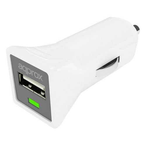 Caricabatterie per Auto approx! appUSBCARW 5V Bianco - New Shop Generation