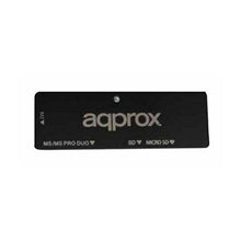 Carica l'immagine nel visualizzatore di Gallery, Lettore di Schede Esterno approx! APPCR01B USB 2.0 Nero - New Shop Generation