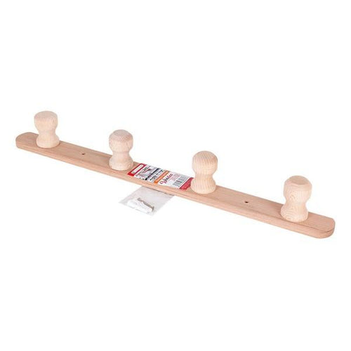 Appendiabiti da parete Legno (50 X 4,5 x 6 cm) - New Shop Generation