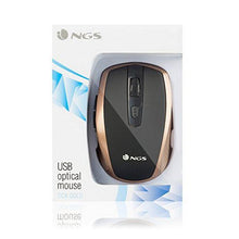 Carica l'immagine nel visualizzatore di Gallery, Mouse Ottico Mouse Ottico NGS Tick Gold USB Dorato 1600 dpi