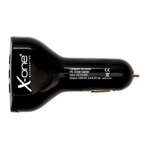 Caricabatterie per Auto ONE 3 x USB-A Nero - New Shop Generation