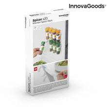 Carica l'immagine nel visualizzatore di Gallery, Sistema per Organizzare Spezie Adesivo e Divisibile Spicer X20 InnovaGoods - New Shop Generation