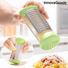 Carica l'immagine nel visualizzatore di Gallery, Grattugia con Contenitore e Coperchio Dispenser 3 in 1 Cheezy InnovaGoods - New Shop Generation