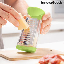 Carica l'immagine nel visualizzatore di Gallery, Grattugia con Contenitore e Coperchio Dispenser 3 in 1 Cheezy InnovaGoods - New Shop Generation