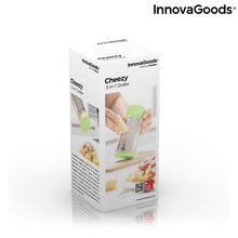 Carica l'immagine nel visualizzatore di Gallery, Grattugia con Contenitore e Coperchio Dispenser 3 in 1 Cheezy InnovaGoods - New Shop Generation