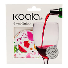 Carica l'immagine nel visualizzatore di Gallery, Disco Antigoccia per Bottiglia Koala Flamingo (4 pcs) Plastica - New Shop Generation