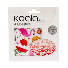 Carica l'immagine nel visualizzatore di Gallery, Sottobicchieri Koala Flamingo (4 pcs) Plastica - New Shop Generation