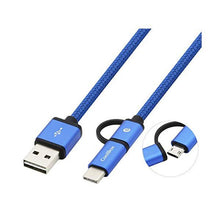 Carica l'immagine nel visualizzatore di Gallery, Cavo da USB a Micro USB e USB C CoolBox COO-CAB-U2MC