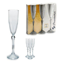 Carica l'immagine nel visualizzatore di Gallery, Calice da champagne Vetro 3 (3 Pezzi) (6,5 x 25 x 25,5 cm) - New Shop Generation