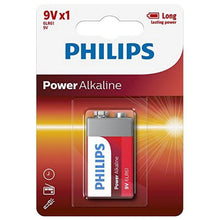 Carica l&#39;immagine nel visualizzatore di Gallery, Batteria Alcalina Philips 6LR61 9V - New Shop Generation