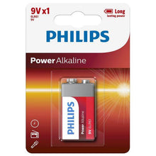 Carica l&#39;immagine nel visualizzatore di Gallery, Batteria Alcalina Philips 6LR61 9V - New Shop Generation