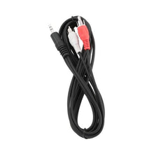 Carica l'immagine nel visualizzatore di Gallery, Cavo Audio Jack (3,5 mm) con 2 RCA GEMBIRD CCA-458-2.5M 2,5 m Nero - New Shop Generation