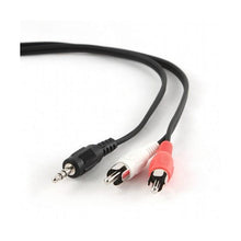 Carica l'immagine nel visualizzatore di Gallery, Cavo Audio Jack (3,5 mm) con 2 RCA GEMBIRD CCA-458-2.5M 2,5 m Nero - New Shop Generation