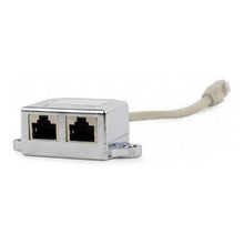Carica l&#39;immagine nel visualizzatore di Gallery, Adattatore Divisor Ethernet LAN con 2 x RJ45 GEMBIRD NCA-SP-02 (15 m) - New Shop Generation