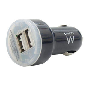 Caricabatteria per Auto Ewent EW1203 2 x USB 2.0 2,1 A Nero - New Shop Generation