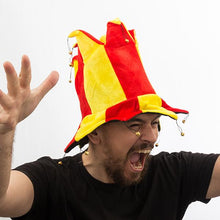 Carica l'immagine nel visualizzatore di Gallery, Cappello Buffone 14 Sonagli Bandiera Spagnola