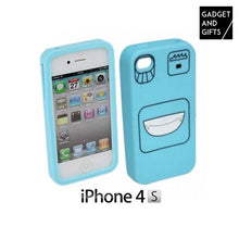 Carica l'immagine nel visualizzatore di Gallery, Custodia in silicone per iPhone 4/4S con emoticons Gadgets and Gifts - New Shop Generation
