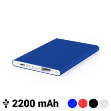 Carica l'immagine nel visualizzatore di Gallery, Power Bank Ultrapiatto con Micro USB 2200 mAh LED 145538 - New Shop Generation