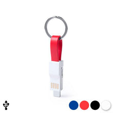 Carica l'immagine nel visualizzatore di Gallery, Portachiavi con Cavo Micro USB Tipo C e Lightning 145969 - New Shop Generation