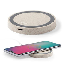 Carica l&#39;immagine nel visualizzatore di Gallery, Caricabatterie Senza Fili Smartphone Qi 16535 Paglia di grano Abs - New Shop Generation