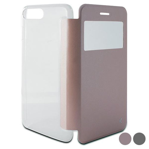 Custodia Folio per Cellulare Iphone 8 Plus/7 Plus KSIX Crystal View - New Shop Generation