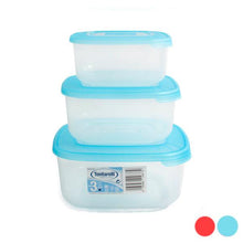 Carica l'immagine nel visualizzatore di Gallery, Set di 3 scatole porta pranzo Tontarelli (1 - 1,5 - 2,5 L) - New Shop Generation