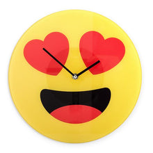 Carica l'immagine nel visualizzatore di Gallery, Orologio da Parete Emoticon Cuori - New Shop Generation