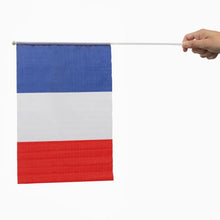 Carica l&#39;immagine nel visualizzatore di Gallery, Bandiera della Francia con Asta (46 x 30 cm) - New Shop Generation