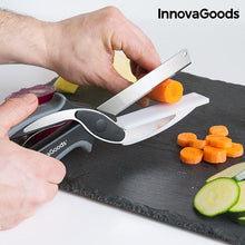 Carica l'immagine nel visualizzatore di Gallery, Coltello-Forbici con Mini Tagliere Integrato InnovaGoods - New Shop Generation