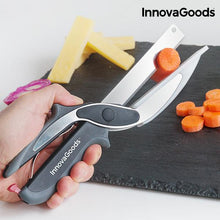 Carica l'immagine nel visualizzatore di Gallery, Coltello-Forbici con Mini Tagliere Integrato InnovaGoods - New Shop Generation