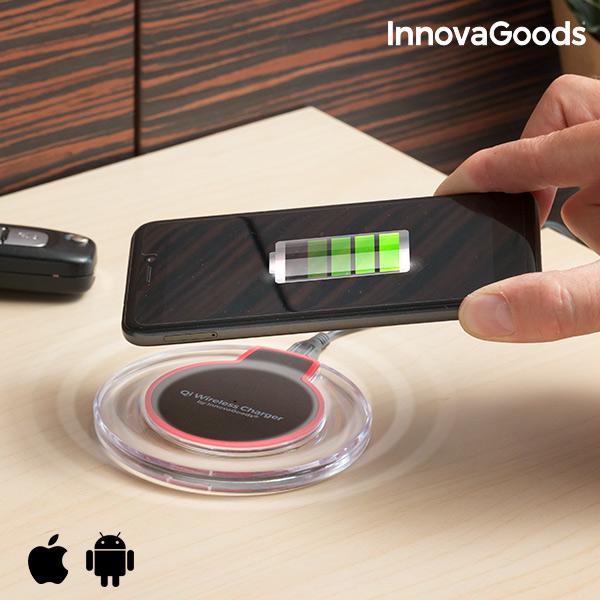 Caricabatterie Senza Fili per Smartphone Qi InnovaGoods - New Shop Generation