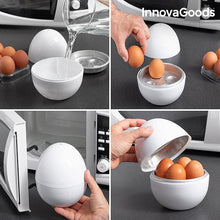 Carica l'immagine nel visualizzatore di Gallery, Cuociuova per Microonde con Ricettario Boilegg InnovaGoods - New Shop Generation