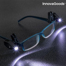 Carica l'immagine nel visualizzatore di Gallery, Clip LED per Occhiali 360° InnovaGoods (Pacco da 2) - New Shop Generation