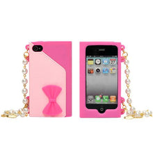 Carica l'immagine nel visualizzatore di Gallery, Custodia Borsetta con Perle per iPhone - New Shop Generation